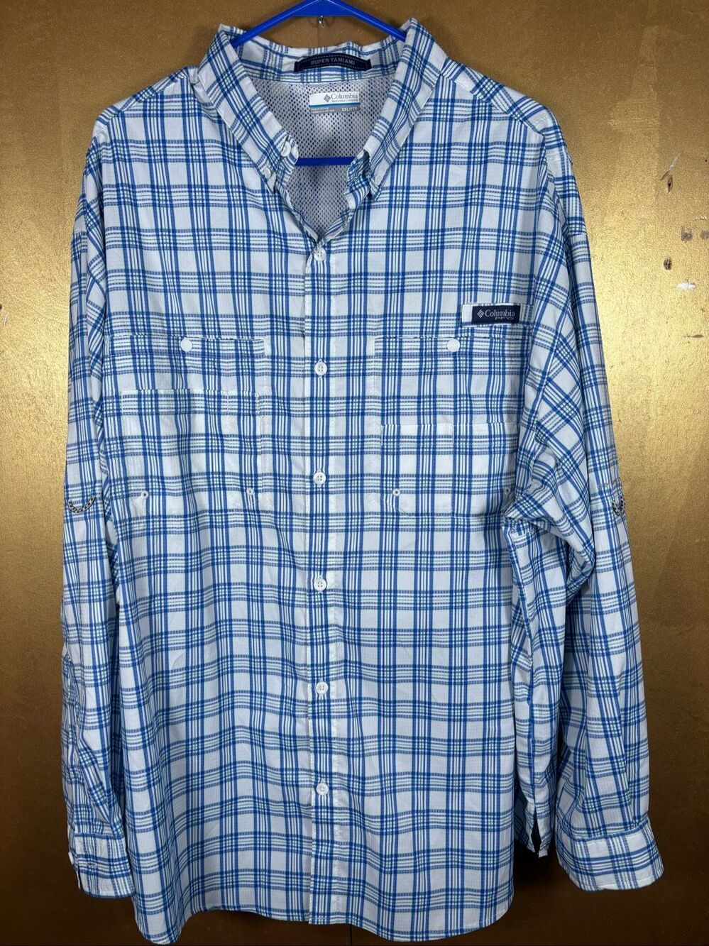 Columbia Mens PFG button down long sleeve shirt size XXL